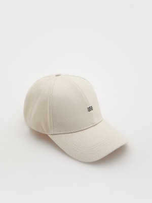 Reserved Baseballembroidery Caps Heren Beige | CSGFB-2985