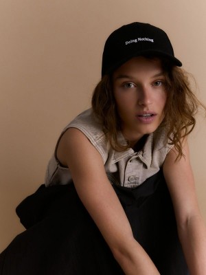 Reserved Bucket Caps Dames Zwart | GNDWM-3016