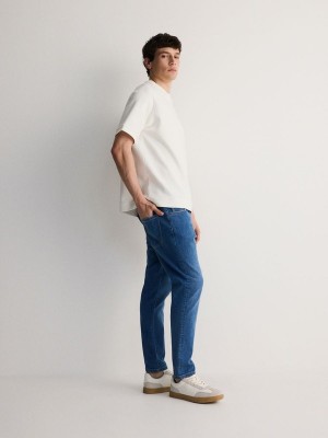 Reserved Carrot Slim Jeans Heren Blauw | KNCPS-7698