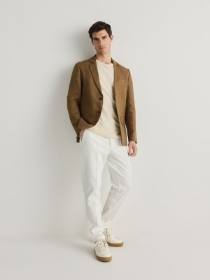 Reserved Chino Slim Broek Heren Room | EWUOI-5812