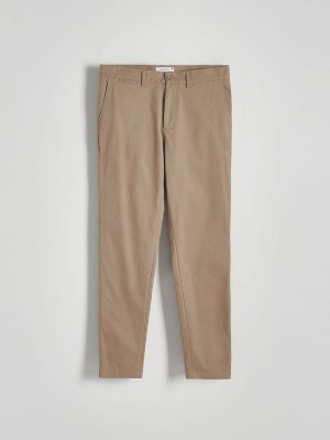 Reserved Chino Slim Fit Broek Heren Koffie | YBODM-0734