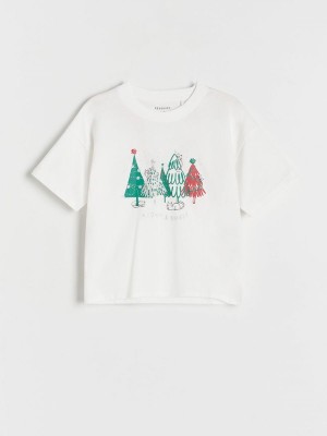 Reserved Christmas T-print T-shirts Meisjes Room | EGSID-8971