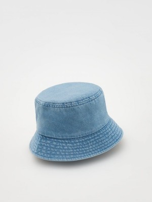 Reserved Denim Bucket Hoeden Meisjes Blauw | VIHKX-4271