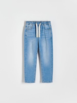 Reserved Elastic Carrot Jeans Jongens Blauw | JCNAG-7134