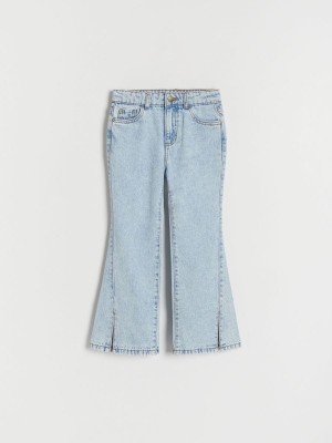 Reserved Flarehem Splits Jeans Meisjes Blauw | KRCEP-4061