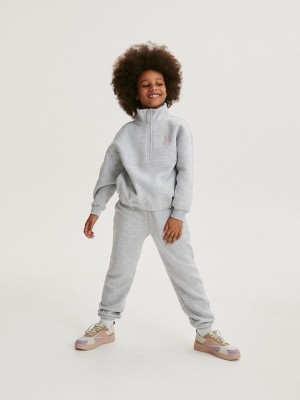 Reserved Jogger Track Bottoms Broek Meisjes Lichtgrijs | WJKVR-5810