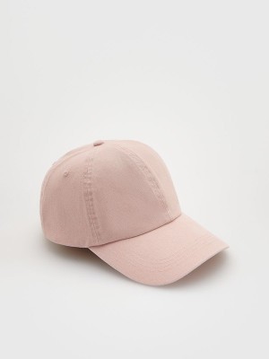 Reserved Katoenen Baseball Caps Dames Roze | KWSOC-2960