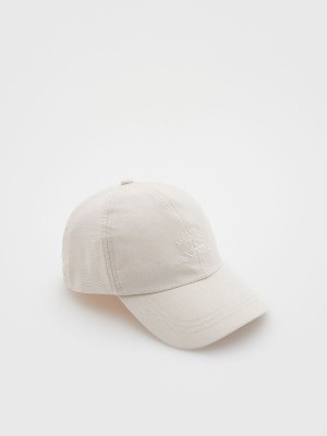 Reserved Katoenen Baseball Caps Jongens Beige | KEXGT-8257