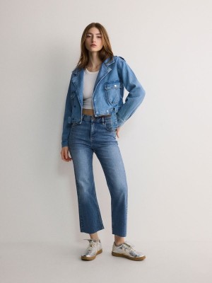 Reserved Kick Flare Jeans Dames Blauw | TZWPF-8497