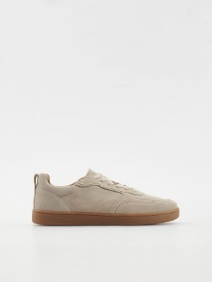 Reserved Leren Rich Schoenen Heren Beige | KXOAU-6247