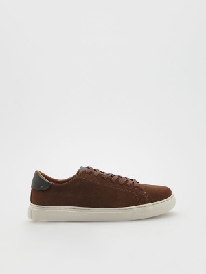 Reserved Leren Rich Schoenen Heren Bruin | LRXJH-4503