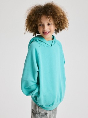 Reserved Oversized Truien Jongens Turquoise | HSCWU-2680