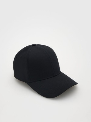 Reserved Peaked Caps Heren Zwart | TAUPV-4875