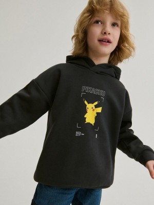 Reserved Pokémon Oversized Truien Jongens Donkergrijs | BSCNF-8739