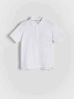 Reserved Polo T-shirts Jongens Wit | QBCID-1539