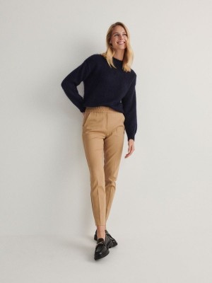 Reserved Pressed Crease Broek Dames Beige | WYDVN-4261