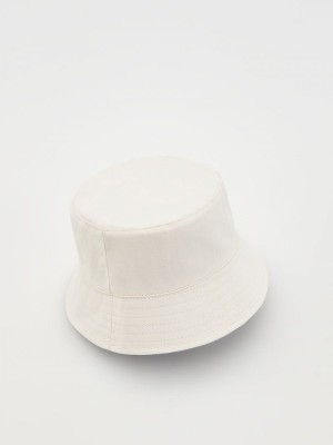 Reserved Reversible Bucket Hoeden Meisjes Wit | PNFUH-8691