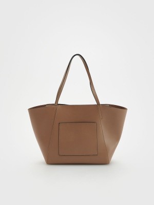 Reserved Shopper Tassen Dames Beige | QXWJA-9432