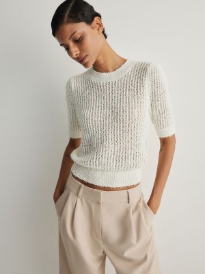 Reserved Structural Knit Truien Dames Room | EQKDY-4138