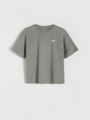 Reserved T-print T-shirts Jongens Groen | XMRPG-0491