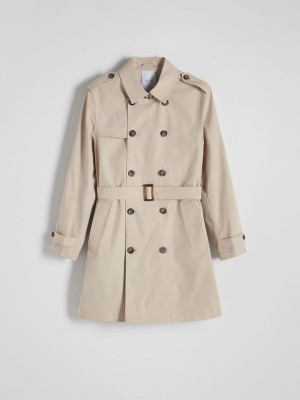 Reserved Trench With Jassen Heren Beige | NWSUO-4729