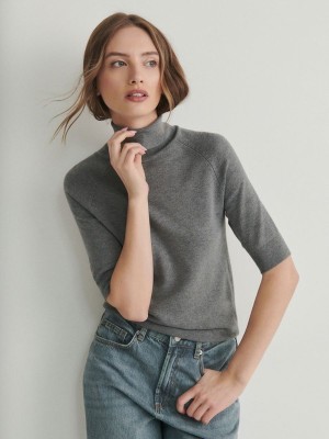 Reserved Turtleneck Truien Dames Grijs | PJRBD-6072