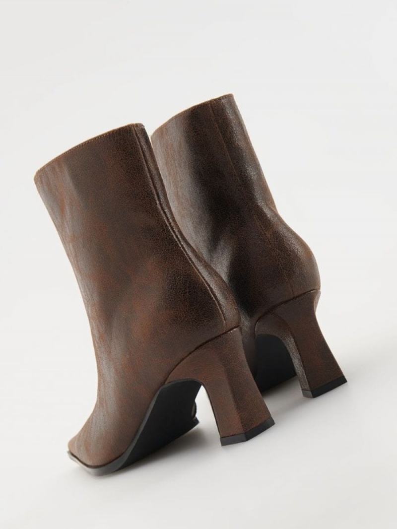 Reserved Ankle Bootsdistressed Effect Enkellaarzen Dames Gekleurd | UIXQE-2917