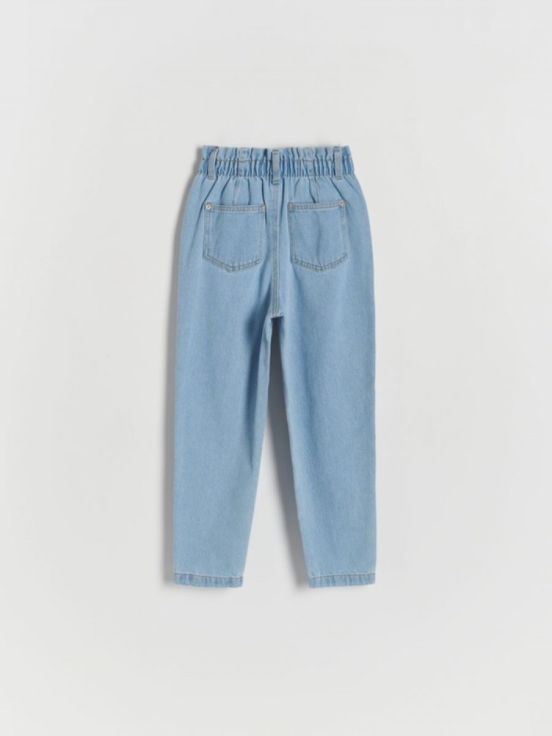 Reserved Baggyappliqué Jeans Meisjes Blauw | SMOBP-7180