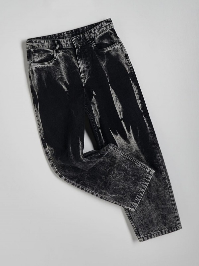 Reserved Baggywash Effect Jeans Heren Grijs | BEGLK-1735