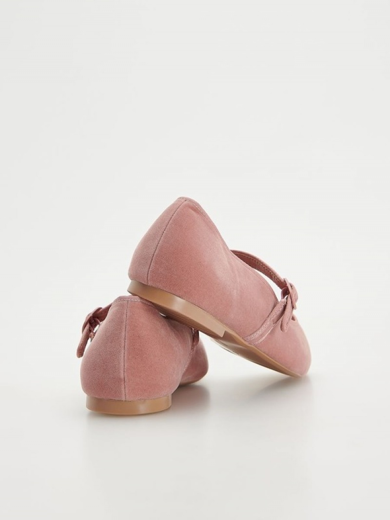 Reserved Ballerinas Loafers Dames Roze | TCVHS-9641