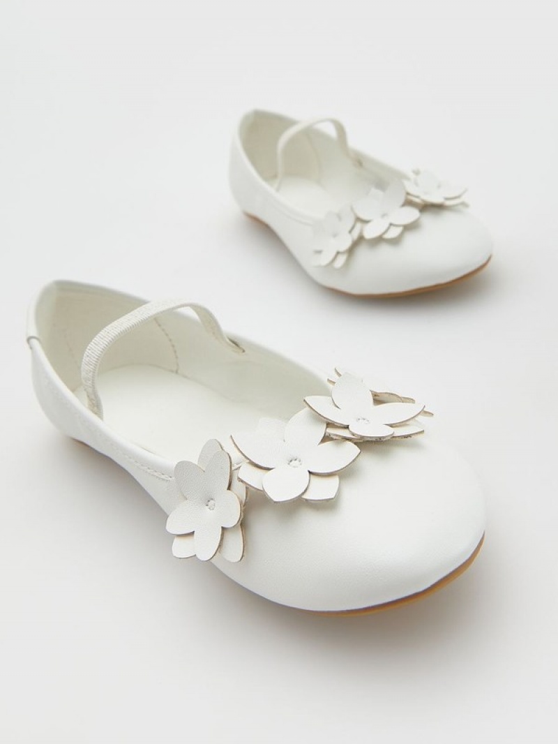 Reserved Ballerinas Schoenen Meisjes Wit | JBWEM-5630