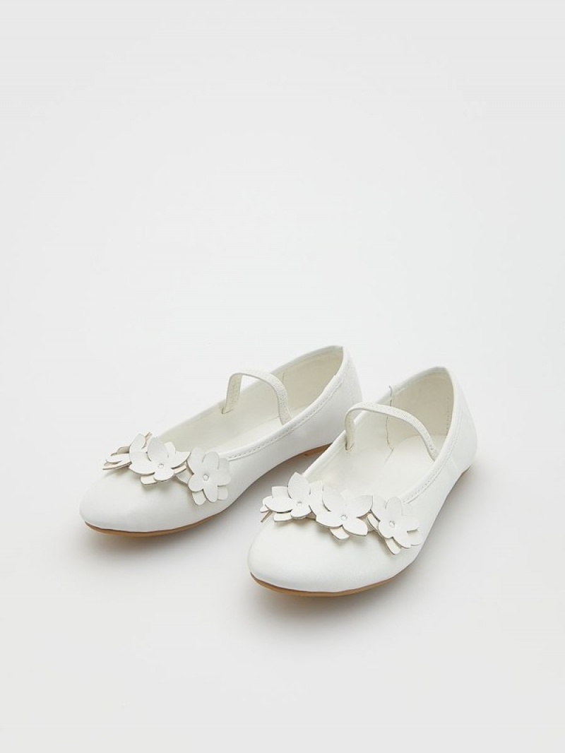 Reserved Ballerinas Schoenen Meisjes Wit | JBWEM-5630