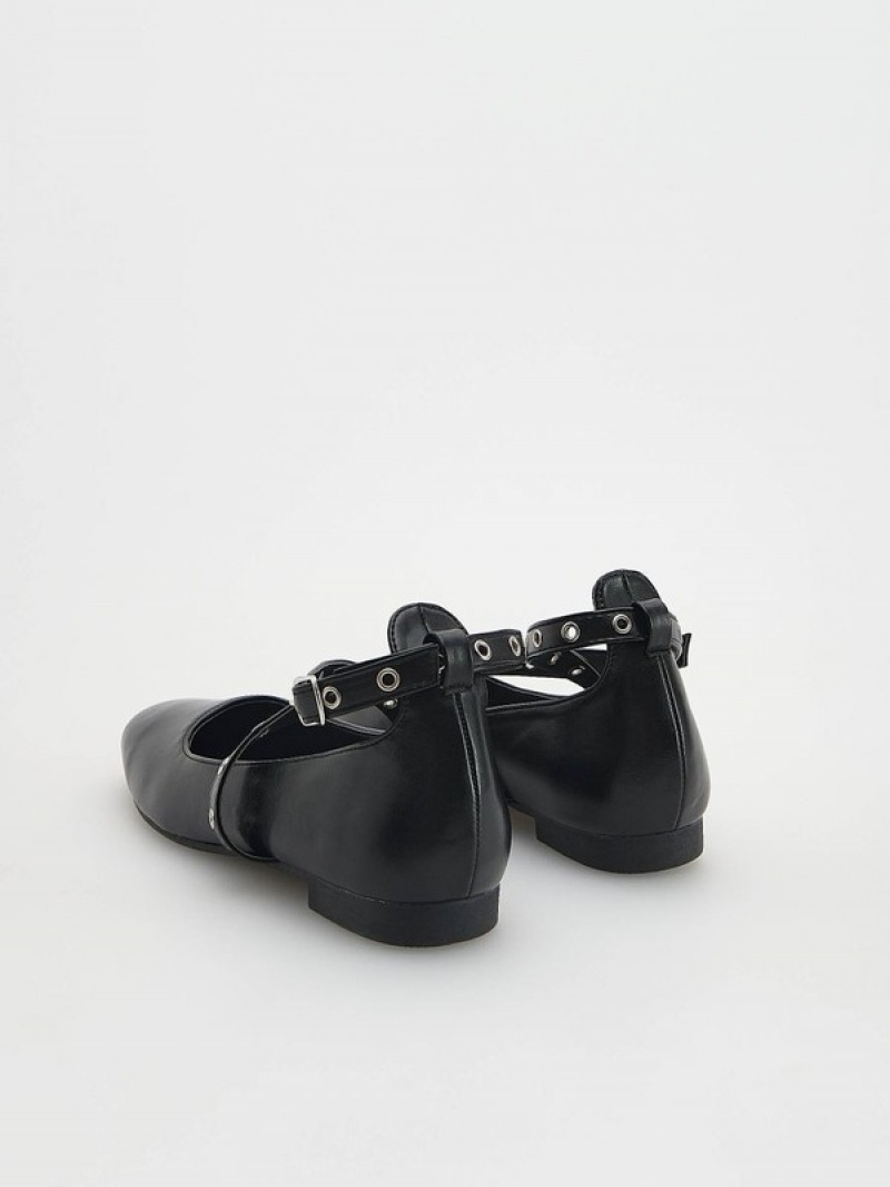 Reserved Ballerinas Schoenen Meisjes Zwart | BIVZS-6914