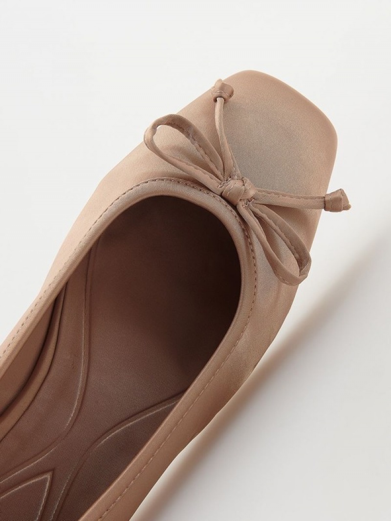 Reserved Ballerinasbow Detail Loafers Dames Roze | WLRMK-7290