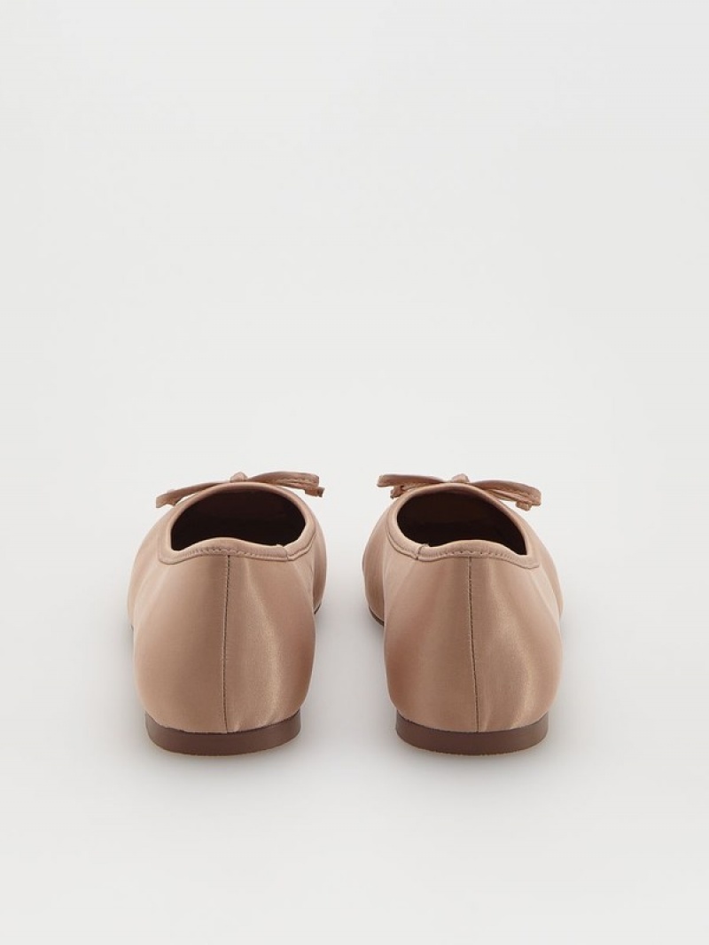 Reserved Ballerinasbow Detail Loafers Dames Roze | WLRMK-7290