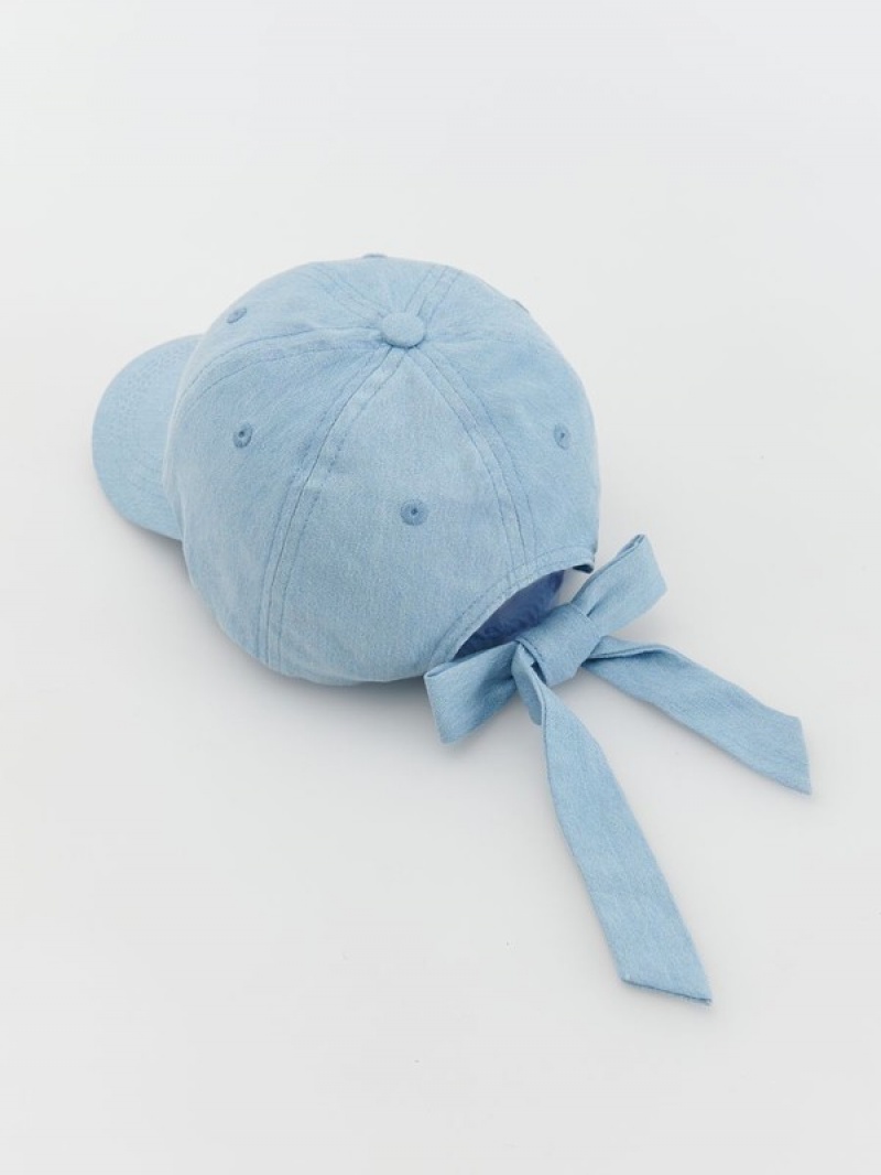 Reserved Baseballbow Detail Hoeden Meisjes Blauw | IUQGN-0294