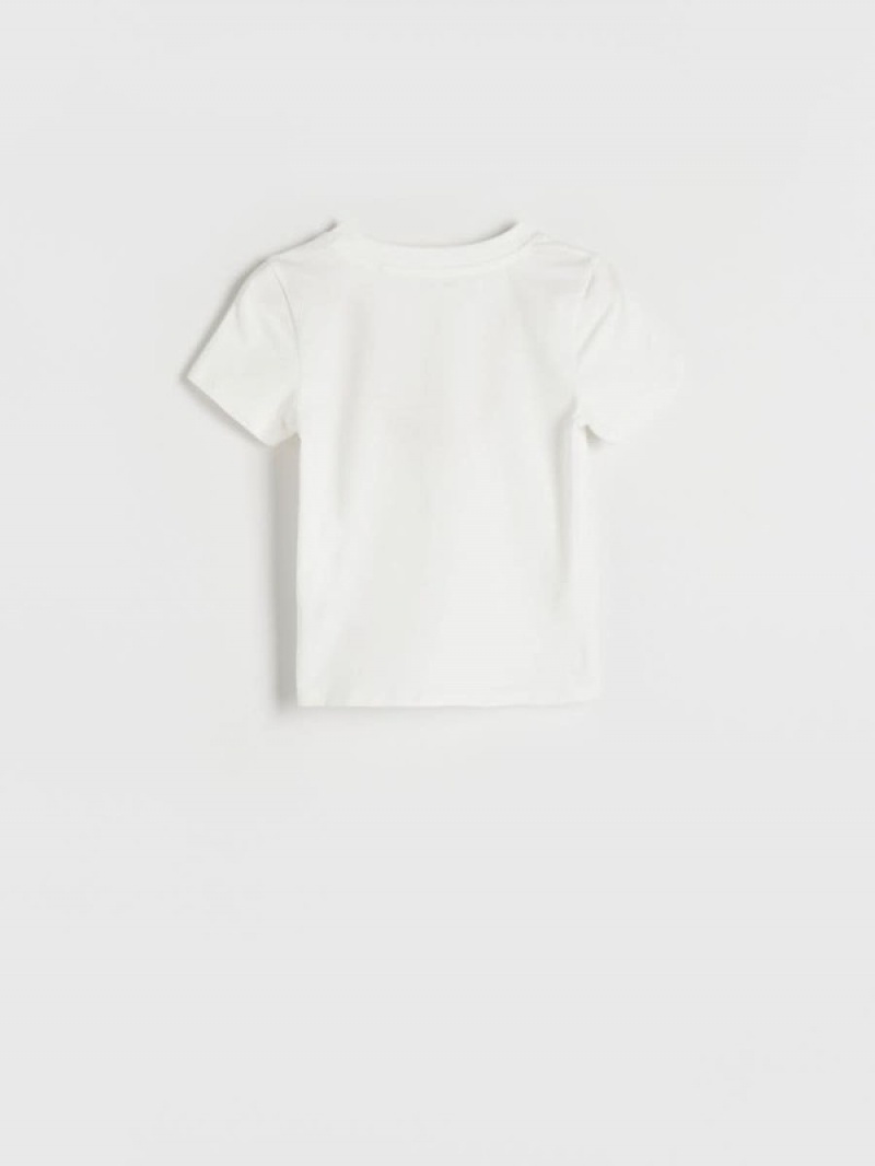 Reserved Basic Katoenen Rich T-shirts Meisjes Room | VQZKL-5364