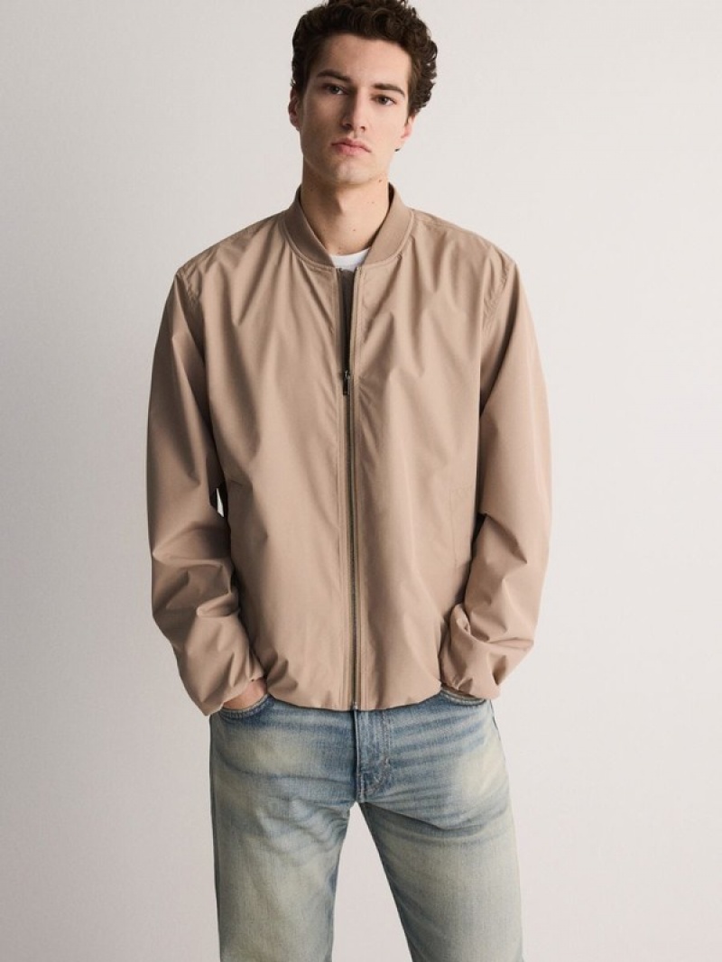 Reserved Bomber Jassen Heren Beige | GLVDX-2907