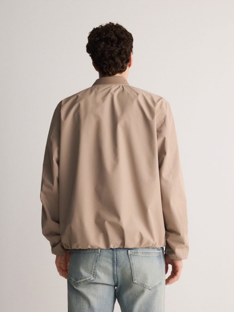 Reserved Bomber Jassen Heren Beige | GLVDX-2907