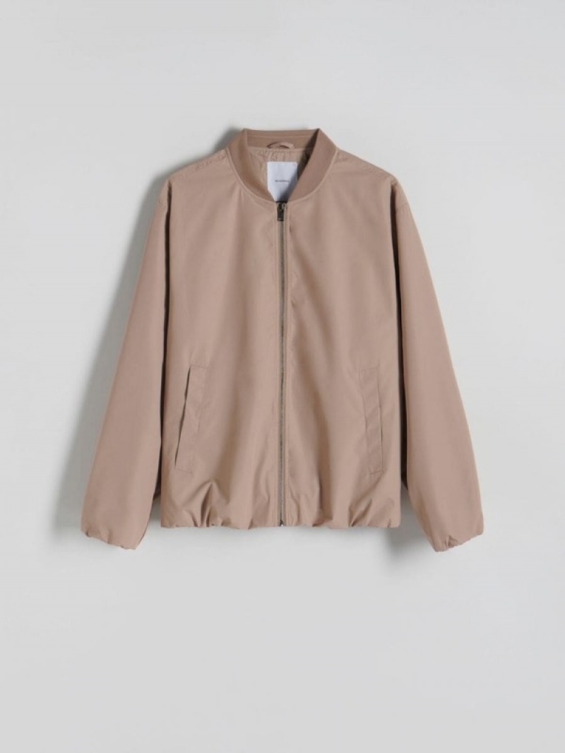 Reserved Bomber Jassen Heren Beige | GLVDX-2907