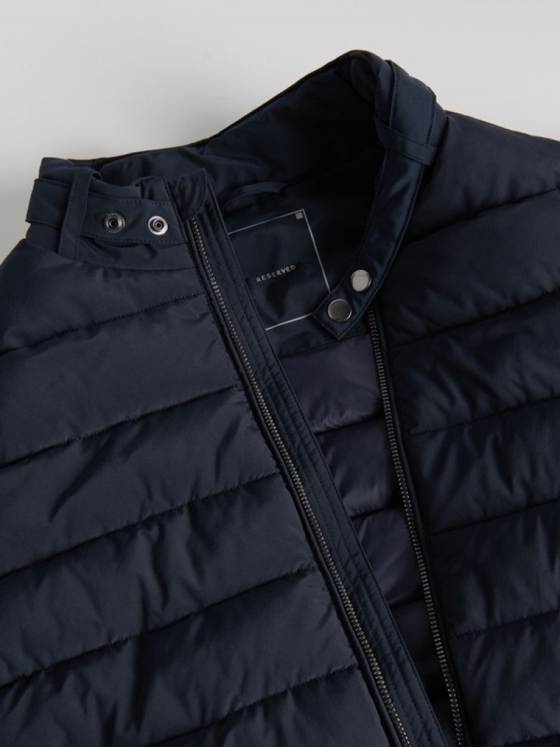 Reserved Bomber Jassen Heren Donkerblauw | TEBDM-9265