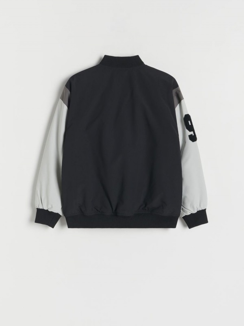 Reserved Bomber Jassen Jongens Zwart | OAFTK-8439