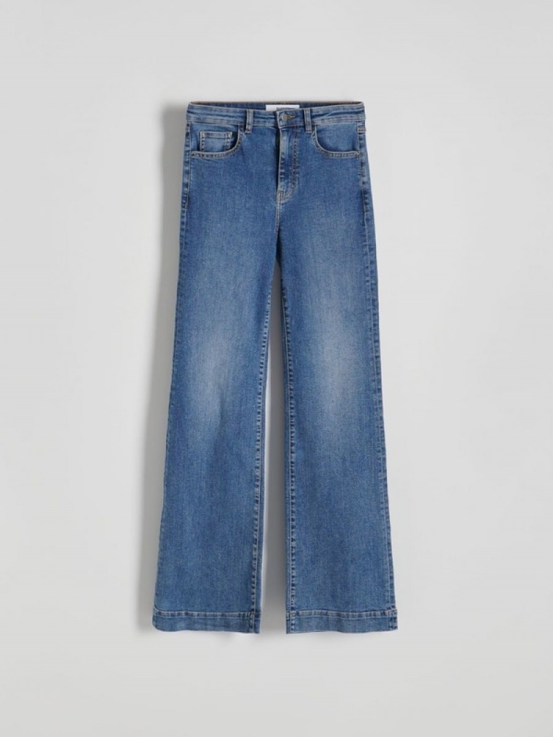 Reserved Bootcut Jeans Dames Blauw | AMHUD-5397