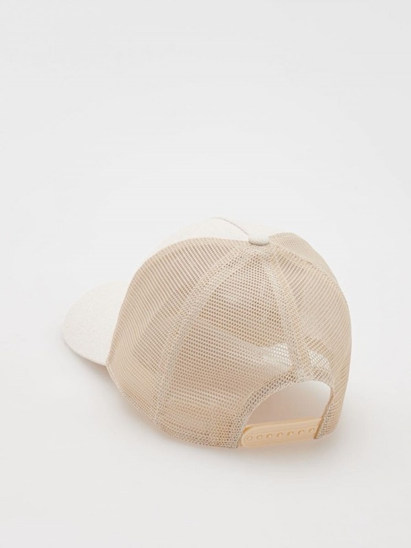 Reserved Bucket Caps Dames Beige | OWCJB-9435