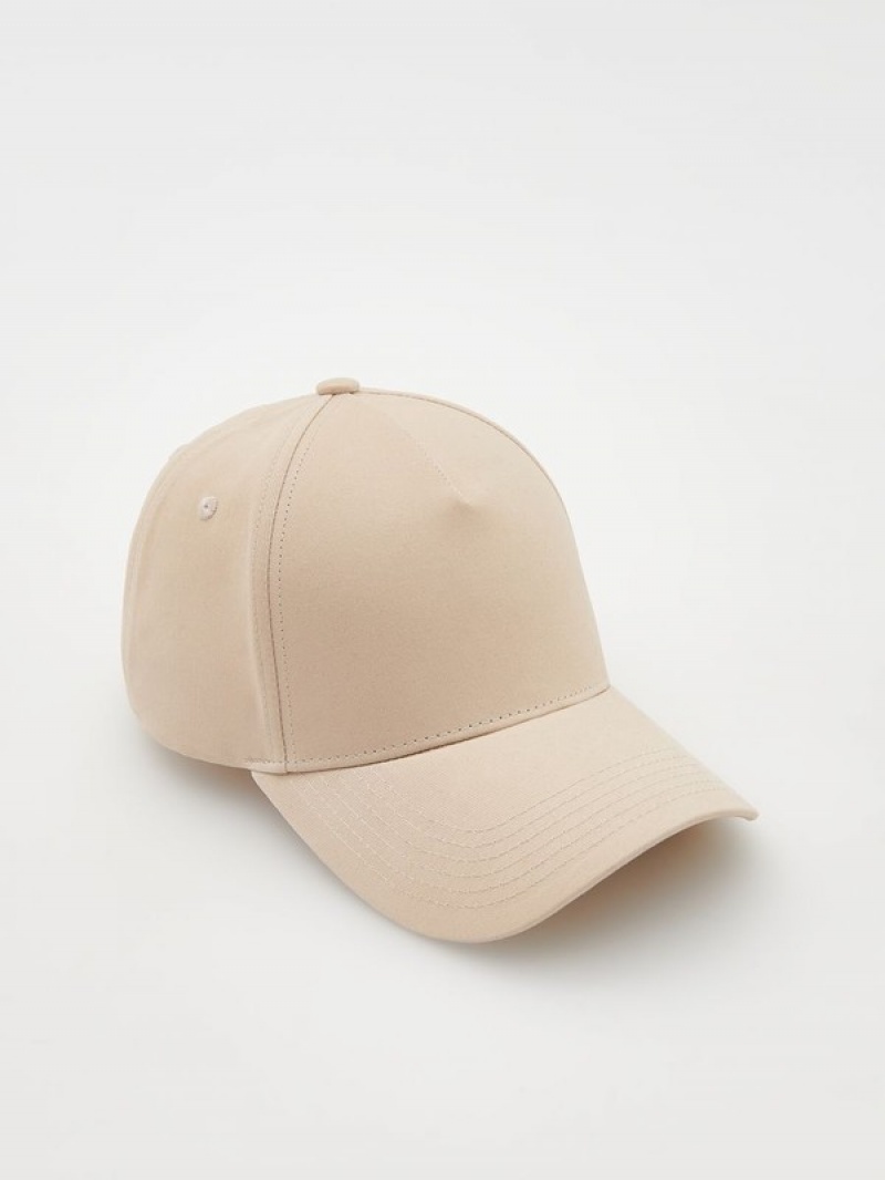 Reserved Bucket Caps Dames Beige | PKGLU-2315