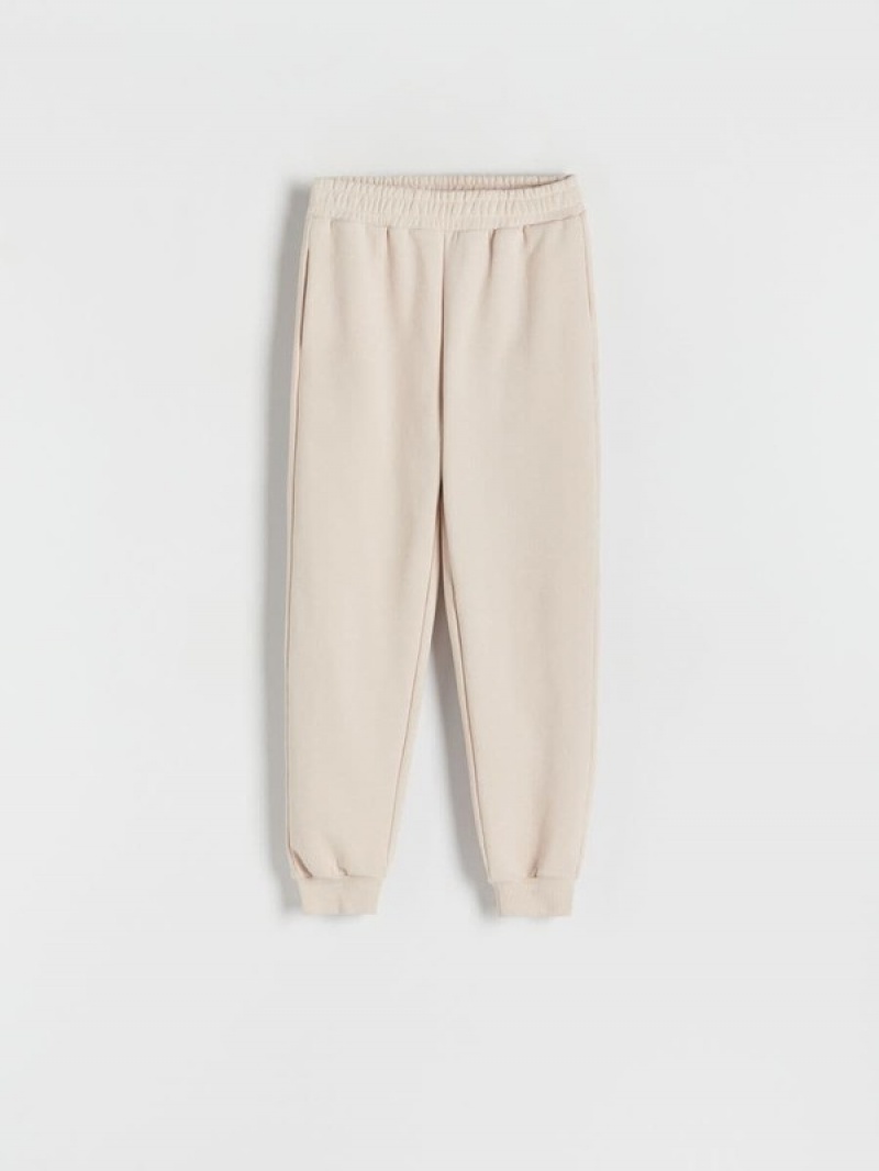 Reserved Cargo Broek Dames Beige | WUCJT-6258