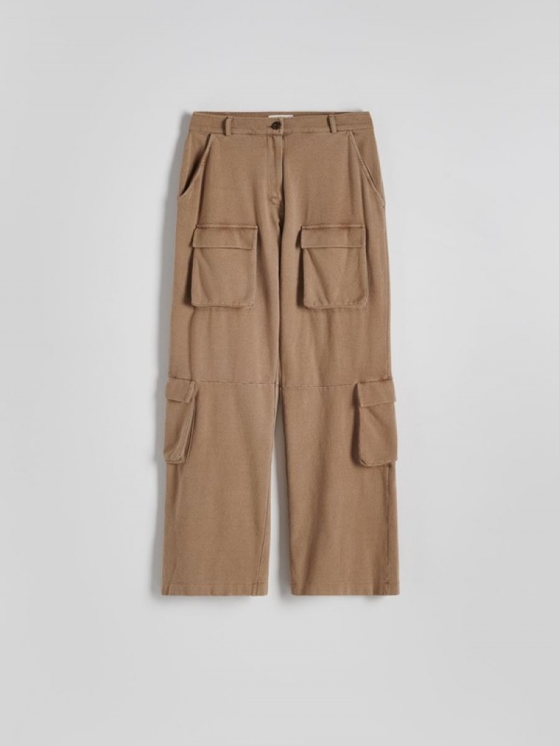 Reserved Cargo Broek Dames Grijs | ELZFK-8631