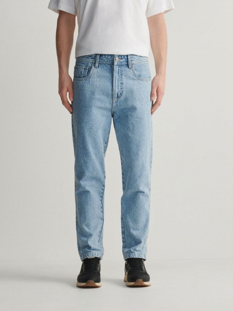 Reserved Carrot Fit Jeans Heren Blauw | INCZR-1957