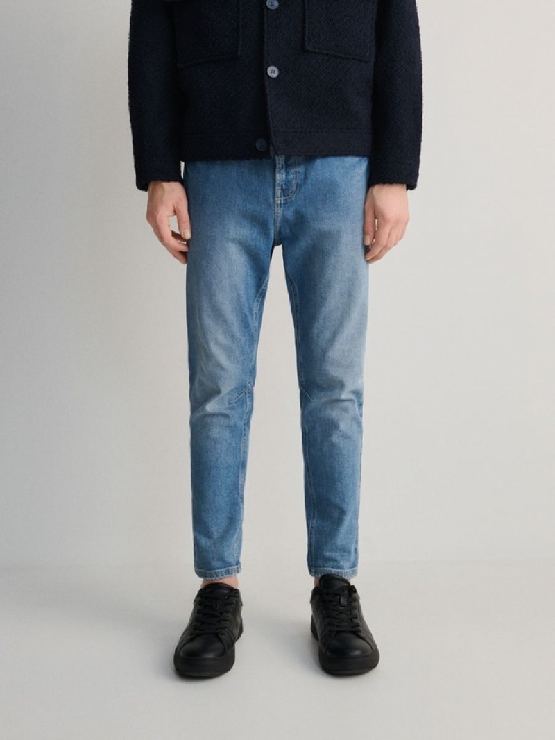 Reserved Carrot Slim Jeans Heren Blauw | NEABP-3672