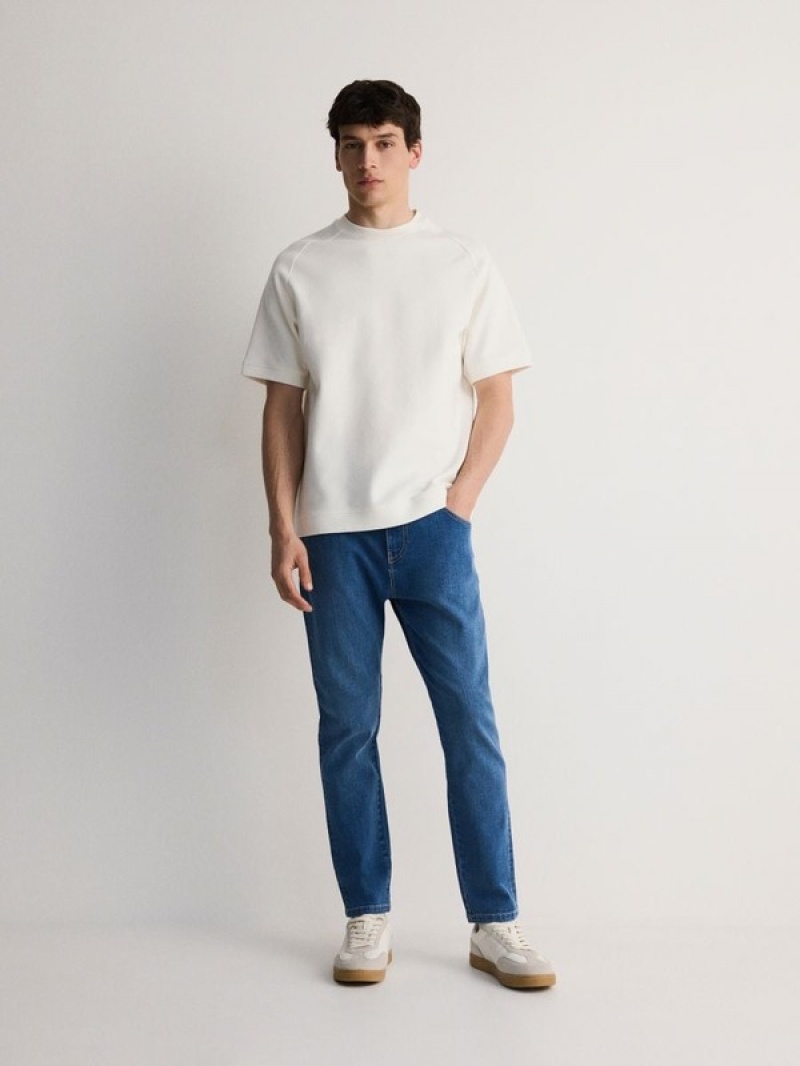 Reserved Carrot Slim Jeans Heren Blauw | KNCPS-7698